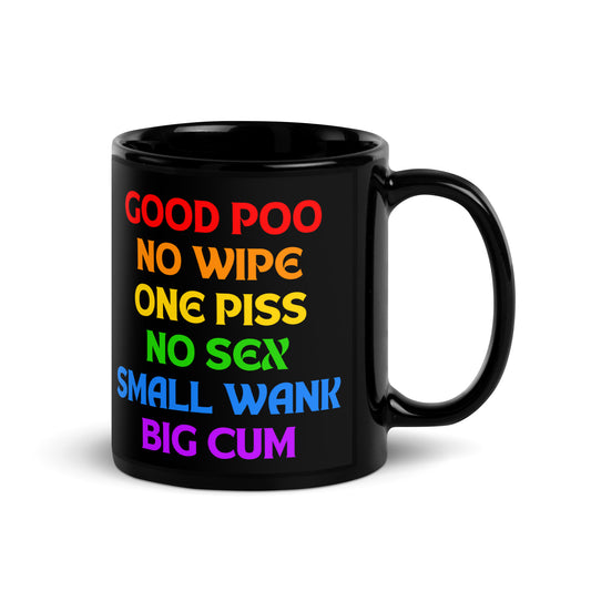 Good Poo No Wipe (Rainbow) Mug