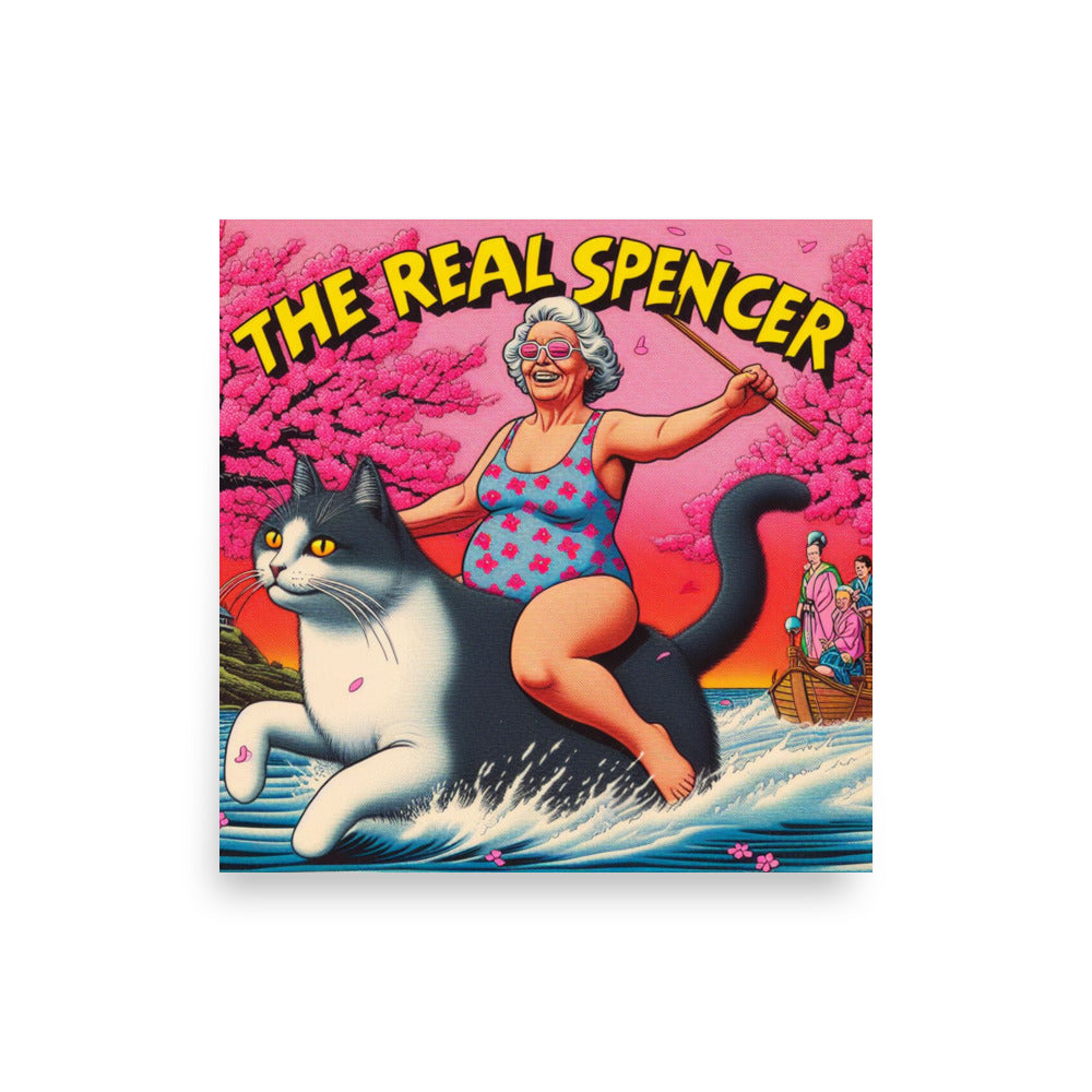 The Real Spencer Cat Lady Poster