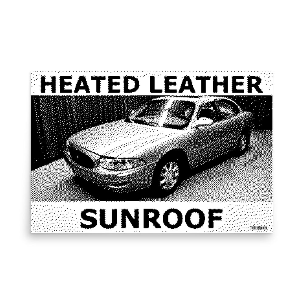 Heated Leather Sunroof Poster