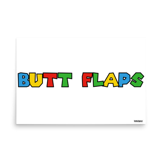 Butt Flaps Poster