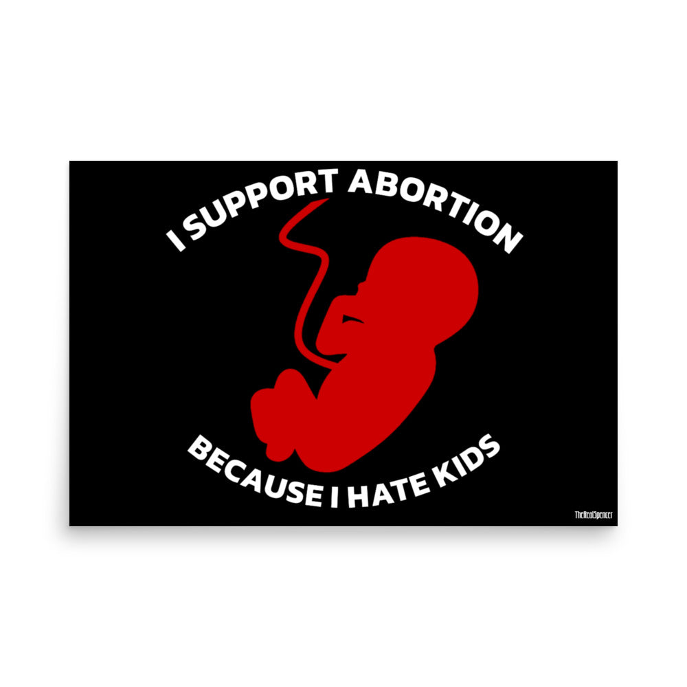 I Support Abortion Poster