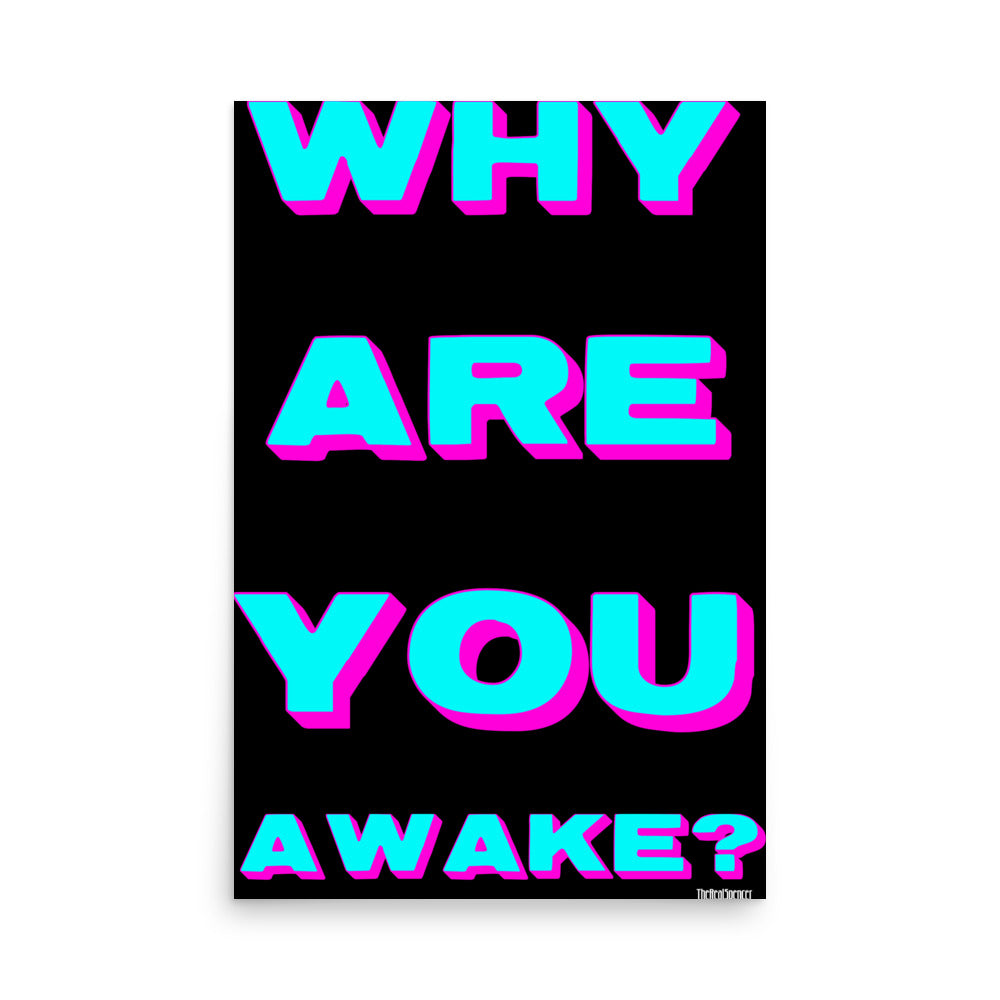 Why Are You Awake Poster