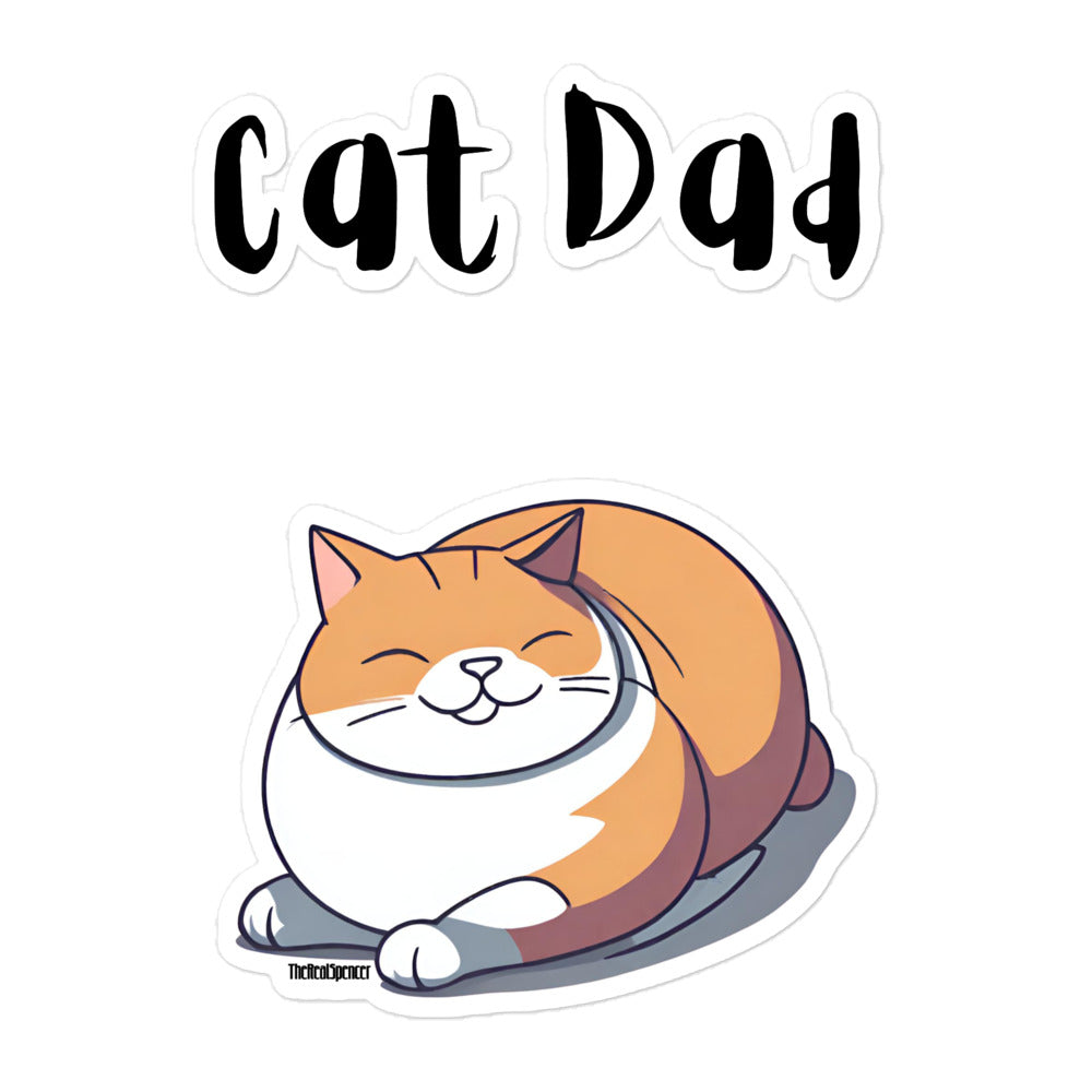 Cat Dad Sticker