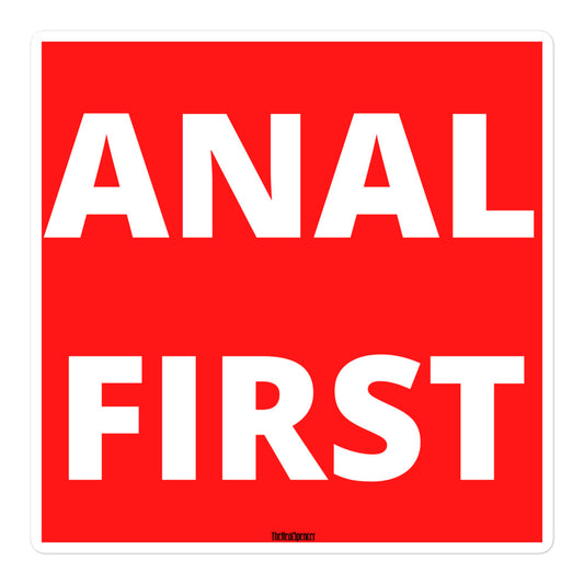 Anal First Sticker