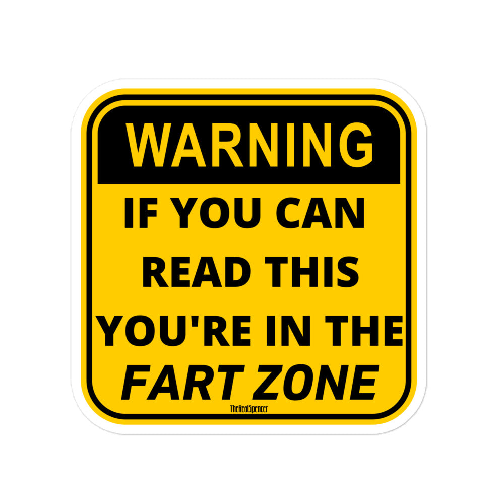 Fart Zone Sticker