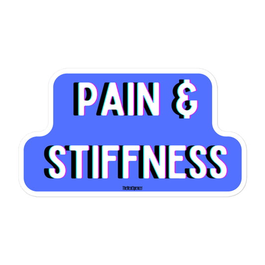 Pain and Stiffness Sticker