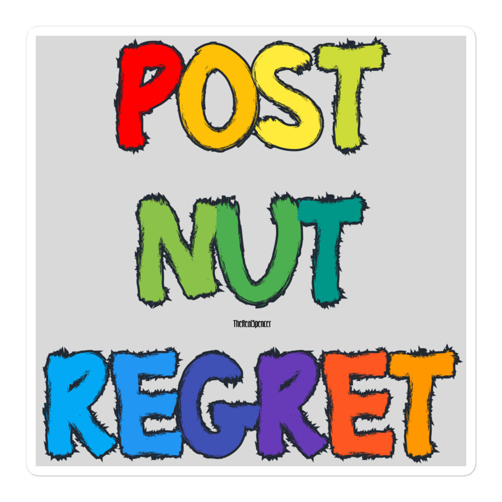 Post Nut Regret Sticker