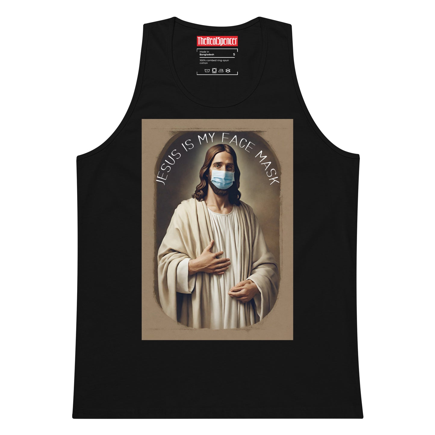 Jesus Is My Face Mask Tank Top