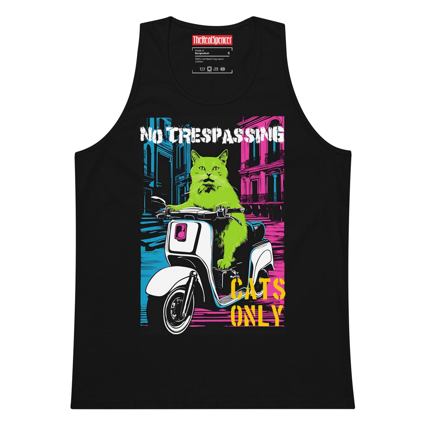 No Trespassing Cats Only Tank Top