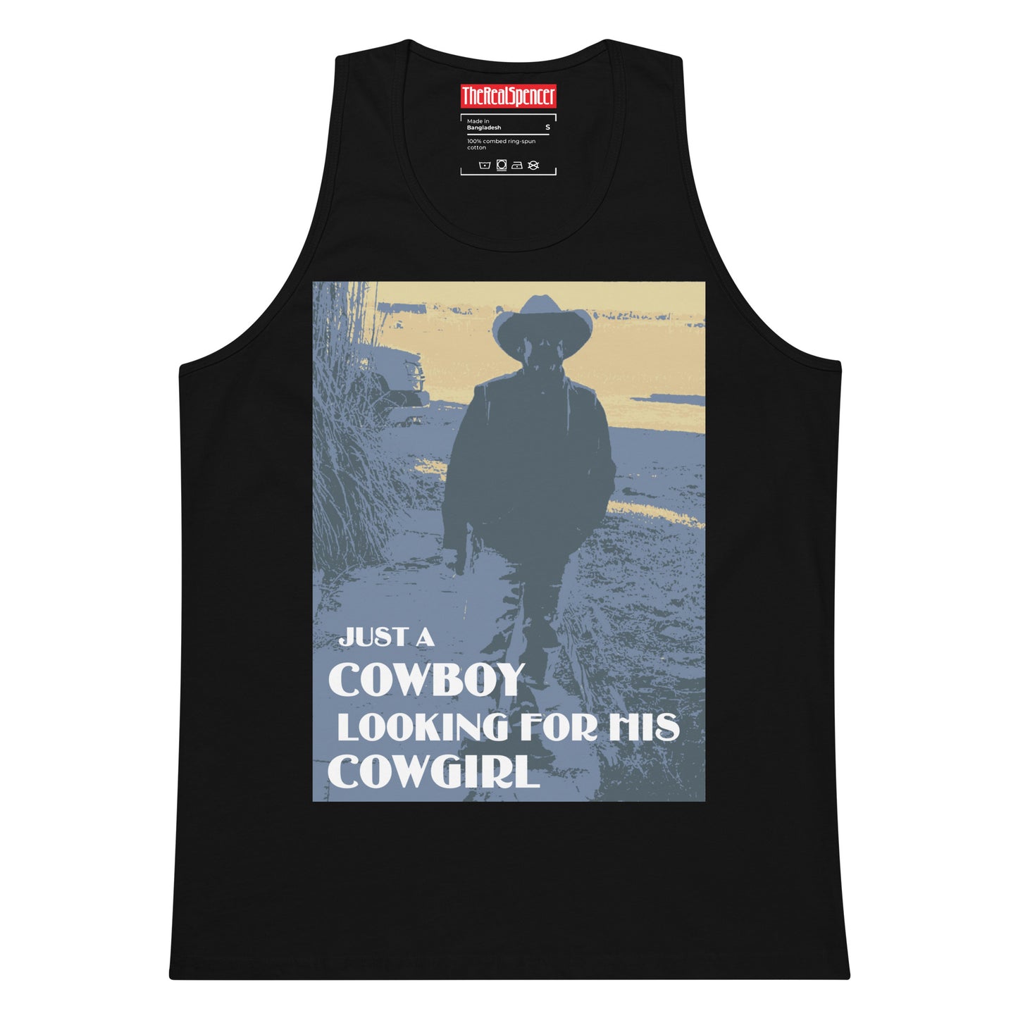 Just A Cowboy Tank Top