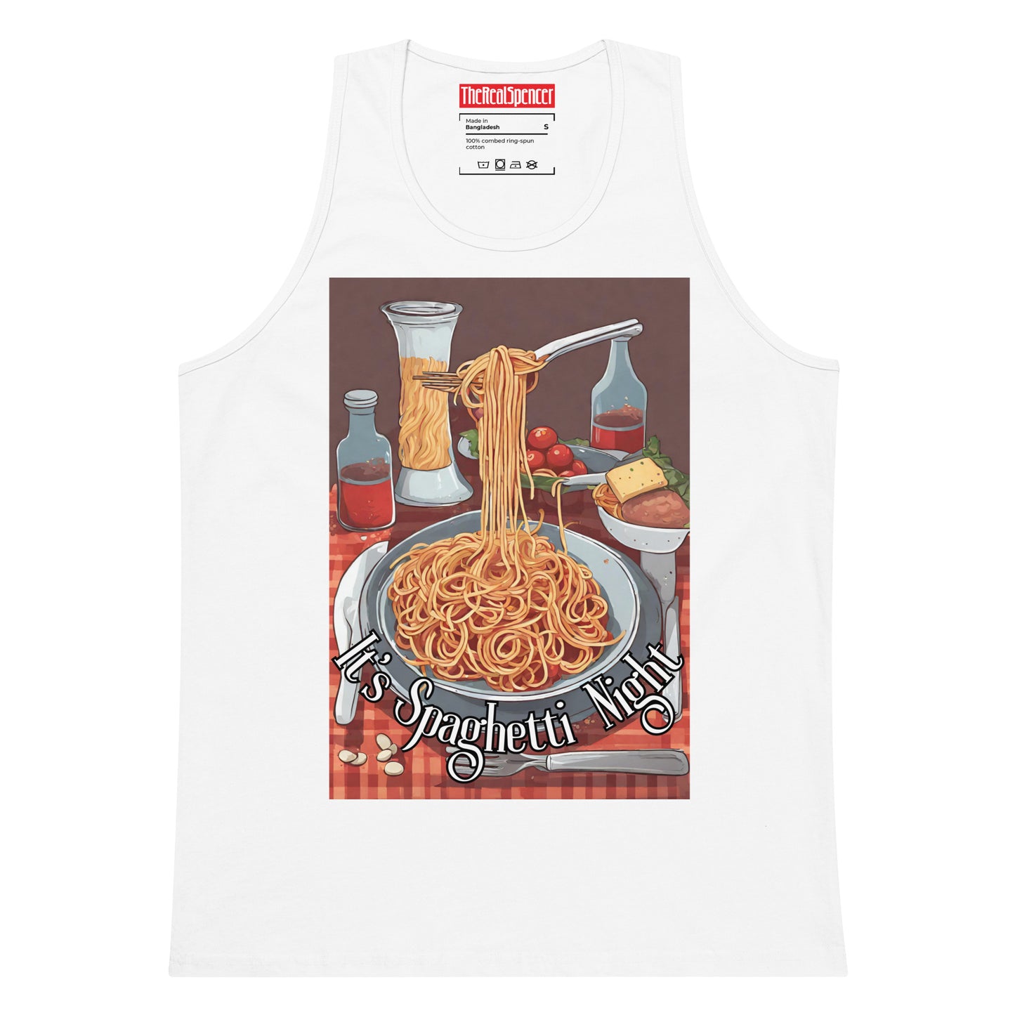 It's Spaghetti Night Tank Top