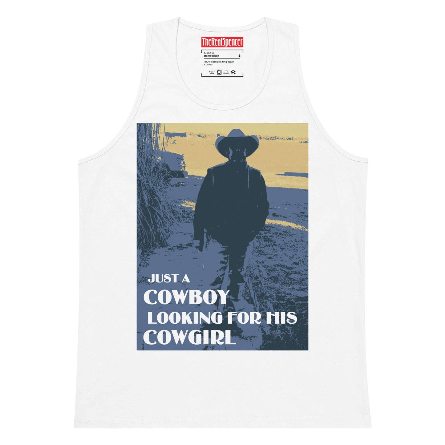 Just A Cowboy Tank Top