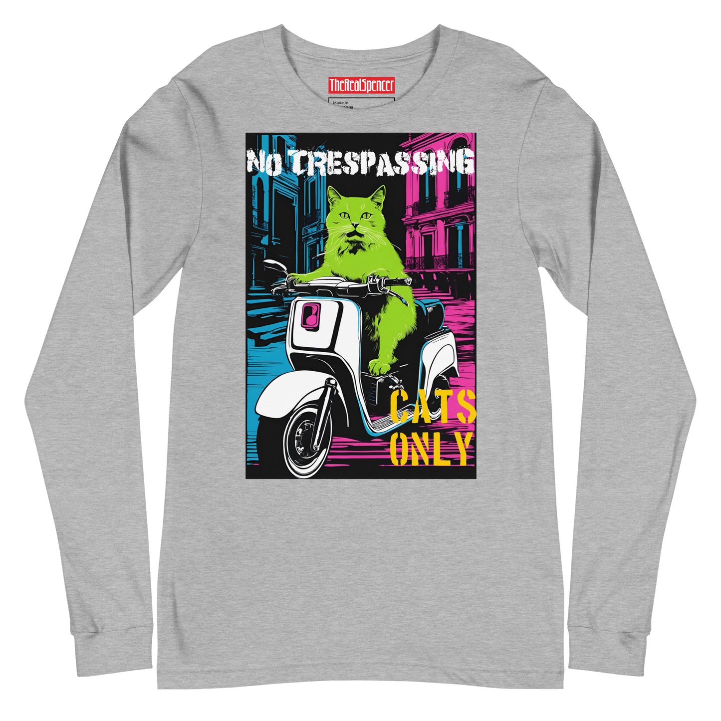 No Trespassing Cats Only Long Sleeve Tee