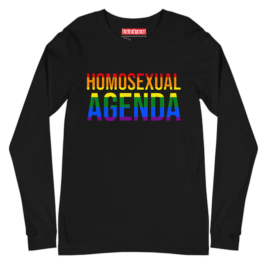 Homosexual Agenda Long Sleeve Tee