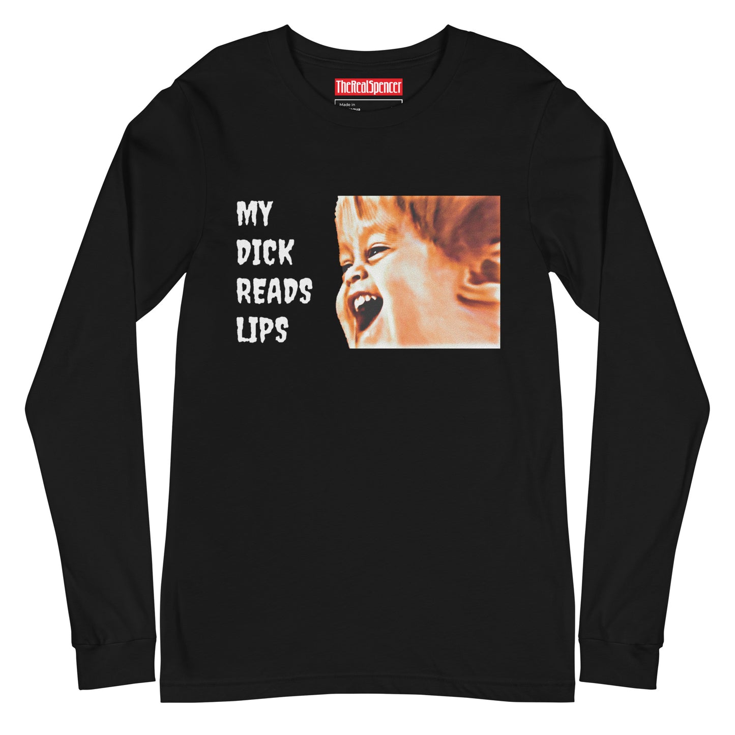 My Dick Reads Lips Long Sleeve Tee