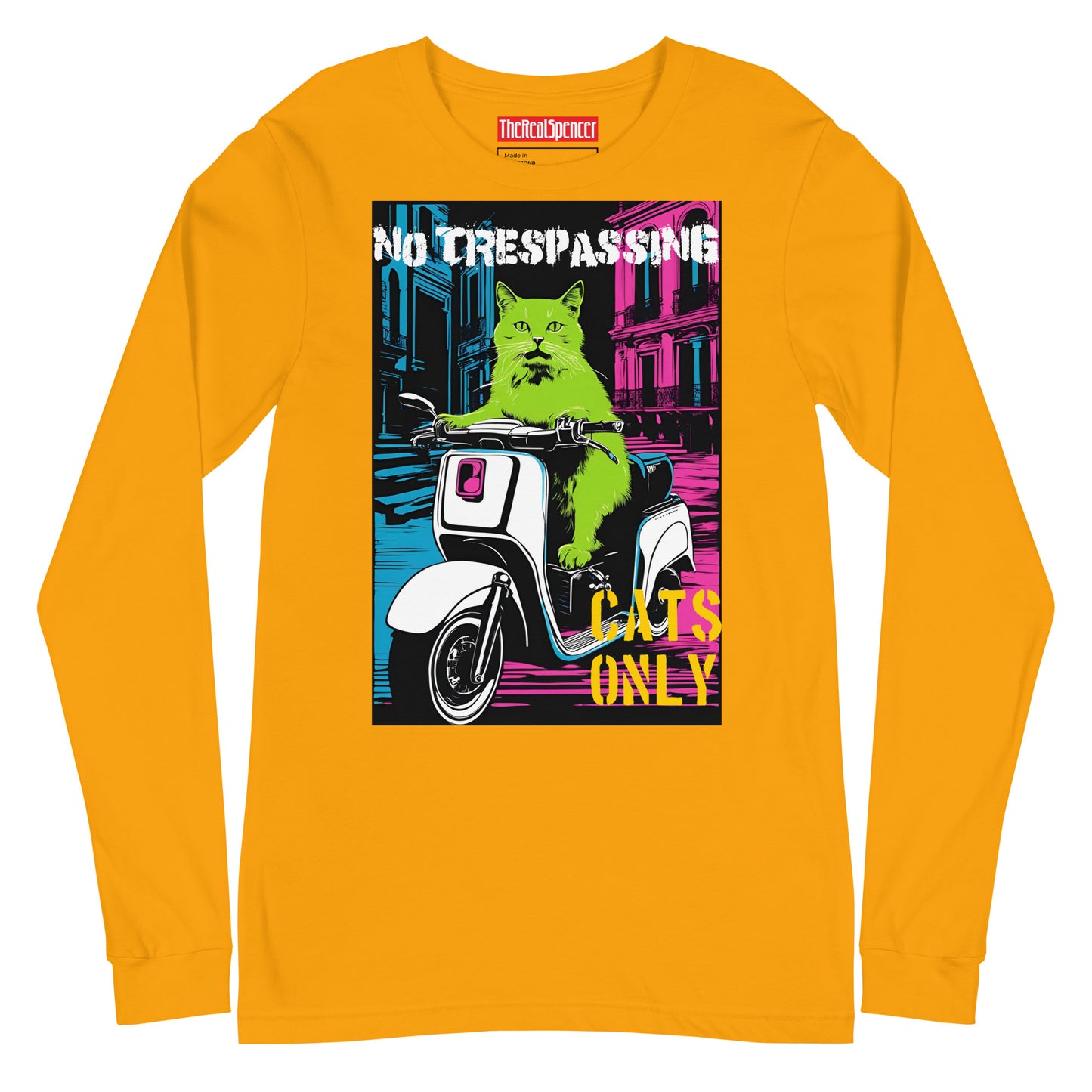 No Trespassing Cats Only Long Sleeve Tee