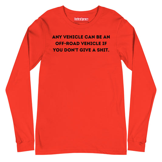 Any Vehicle Long Sleeve Tee