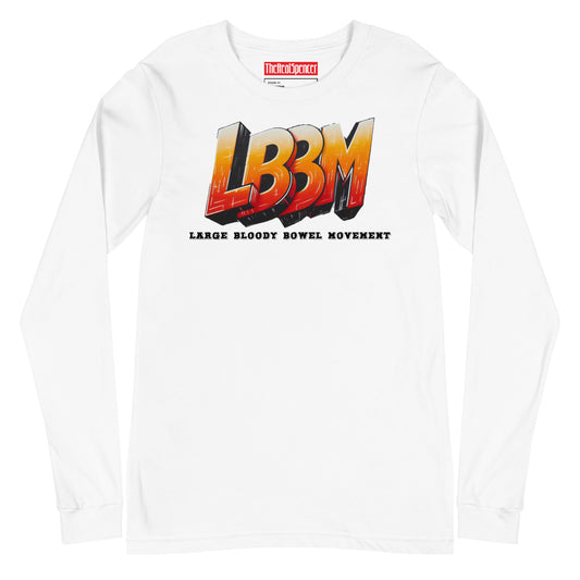 Large Bloody Bowel Movement Long Sleeve Tee