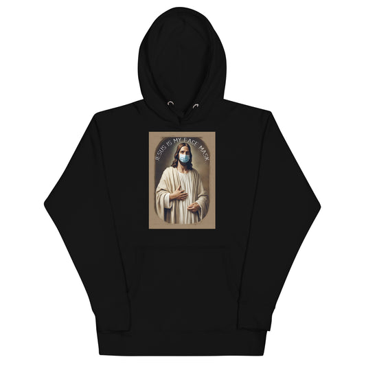 Jesus Is My Face Mask Hoodie